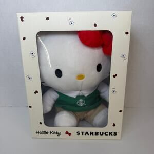 Starbucks Hello Kitty Boxed Plush 2025 Christmas Holiday Limited Edition